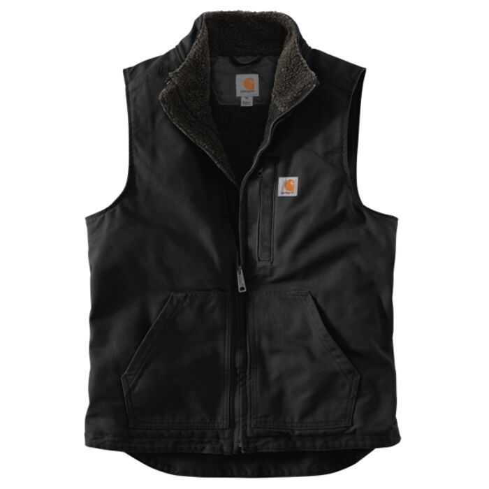 Sherpa Lined Mock Neck Vest Thumbnail