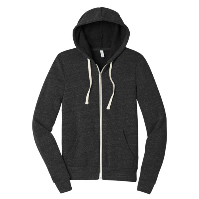 Unisex Triblend Sponge Fleece Full Zip Hoodie Thumbnail